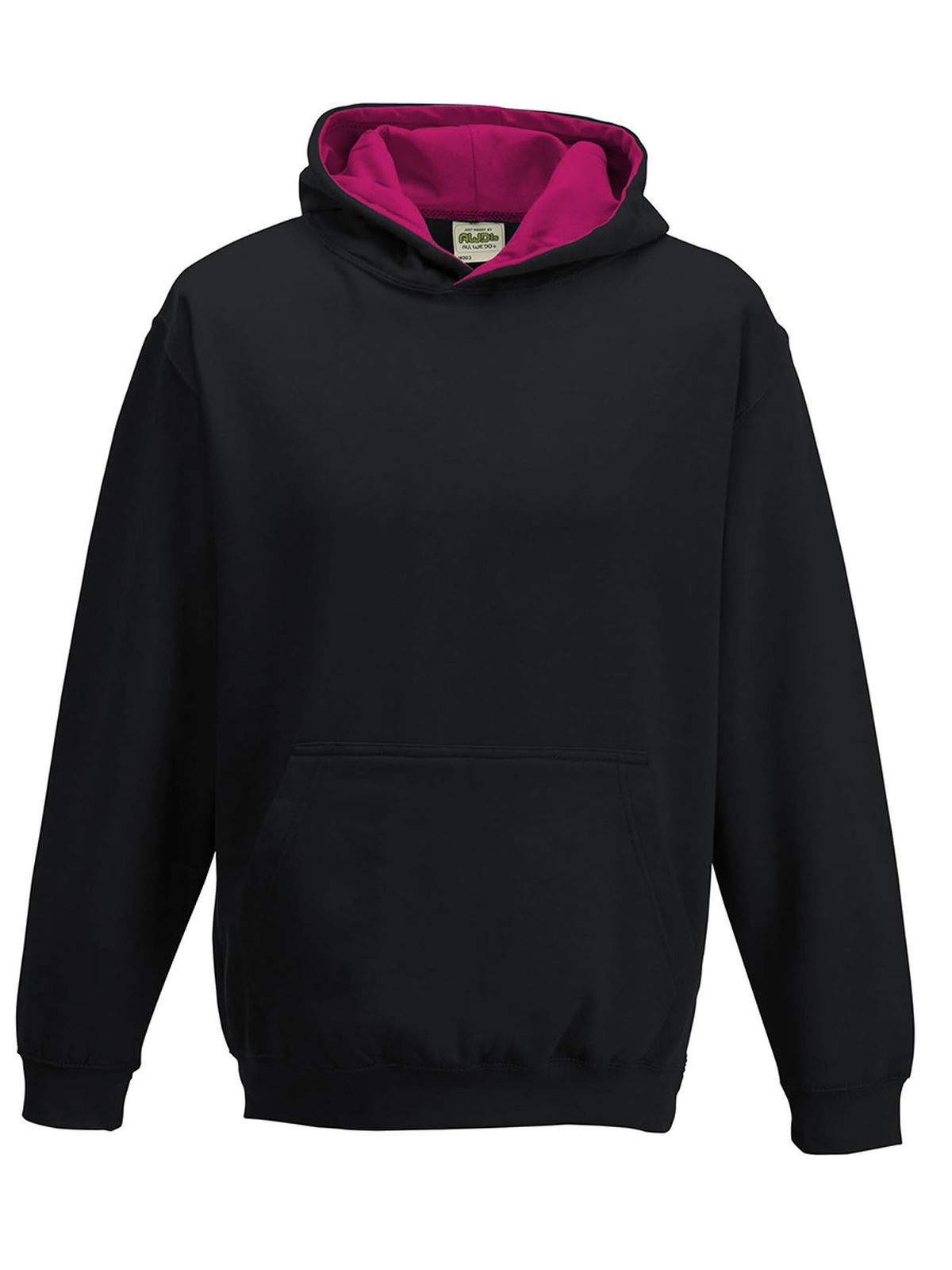 jet black-hot pink